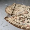 Ковер для Гостиной из Артшелка Дизайн 03 Овал