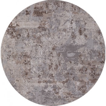 Ковер Armina 03851C GREY / BROWN Круг